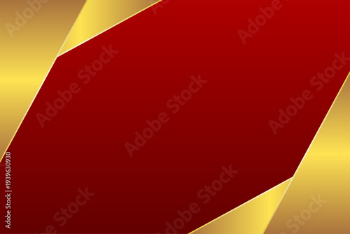 高級感のある赤グラデーションフレーム背景素材