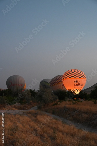 Scenic travel landscape in Turkey