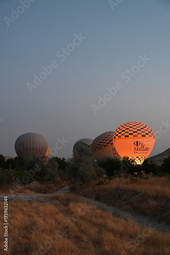 Scenic travel landscape in Turkey