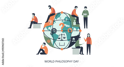 Global thinkers contemplating on World Philosophy Day.