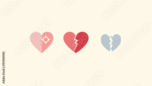 A simple, modern design element with a pale background and pink accent, evoking a sense of calmness and serenity.