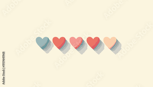 A simple, modern design element in a soft blue color on a pale background, conveying calmness and serenity.