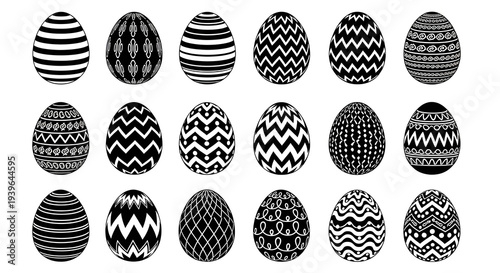 Easter eggs patterns and designs for easter sunday celebrations