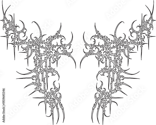 Cybersigilism Tattoo Design