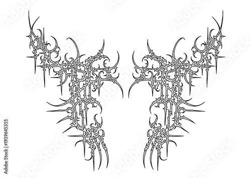 Cybersigilism Tattoo Design