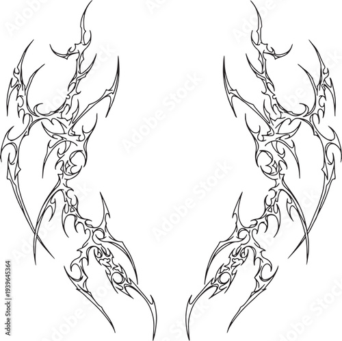 Cybersigilism Tattoo Design