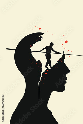 Tightrope Walker on Exploding Brain Wire: Child Mind Balance, Trauma Freedom Growth