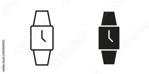 Smartwatch icon. Perfect for app and web interfaces, marketing, etc.