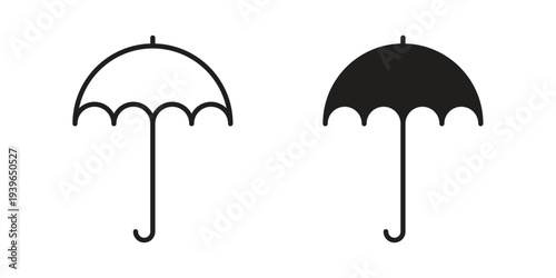 Umbrella icon. Perfect for app and web interfaces, marketing, etc.