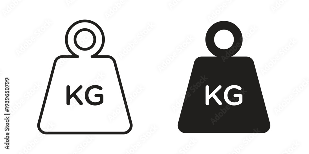 Fototapeta premium Weight icon. Perfect for app and web interfaces, marketing, etc.