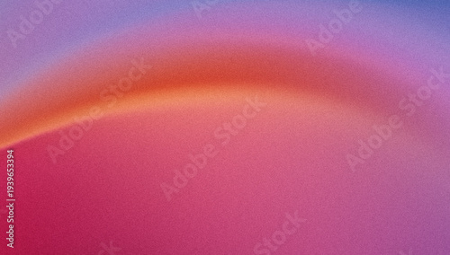 Vibrant sunset colors in grainy gradient featuring hot pink and fiery orange hues with soft purple transitions creating energetic summer vibe background