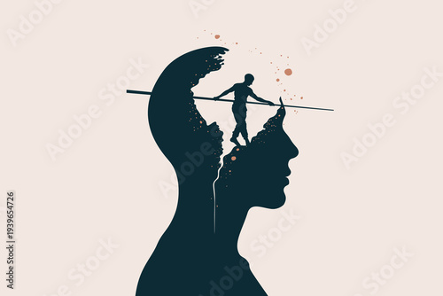 Tightrope Walker on Exploding Brain Wire: Child Mind Balance, Trauma Freedom Growth
