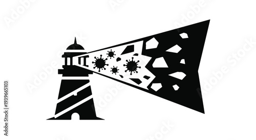 Ballet dancer silhouette in elegant pose