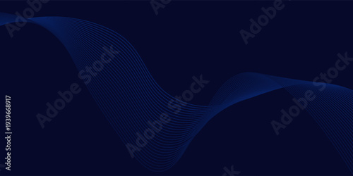 Premium background design with diagonal dark blue line pattern. abstract dark blue background. wavy lines background.