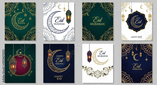 Elegant Islamic Calligraphy and Ornamental Designs Collection.