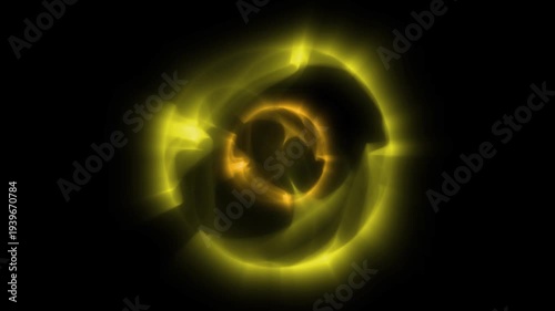 
A spherical substance with surrounding waves of energy. This video is perfect for enhancing sci-fi scenes, technology-themed presentations, or any project requiring an energetic and visually striking