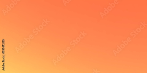 vibrant orange and yellow summer gradient background with smooth abstract blur warm sunset tones and soft light glow