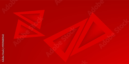 Modern background Red shape with technology concept for template, poster, wallpaper, flyer design abstract