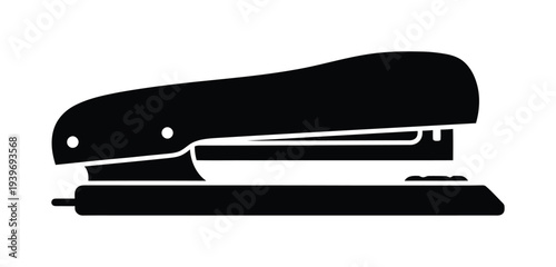 Vector icon of a stapler used for stapling papers together in office settings