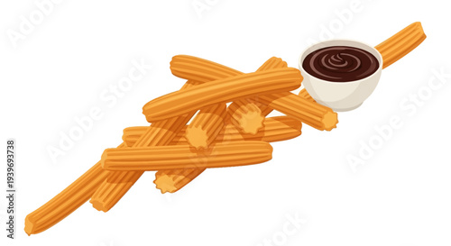 Delicious French Fries with Savory Dipping Sauce.