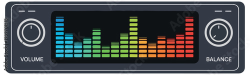 Colorful Audio Equalizer Sound Wave Music Visualization