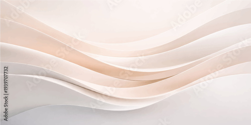 Pink silk texture wallpaper featuring an abstract design with soft flowing satin waves and smooth light curves for a decorative textile background pattern