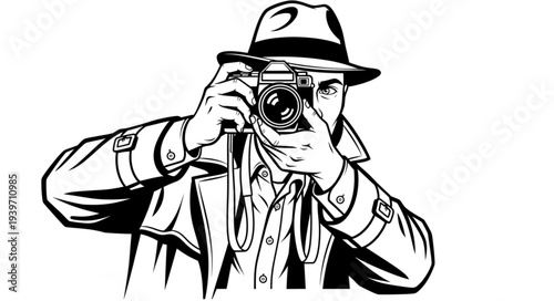 photographer with a camera