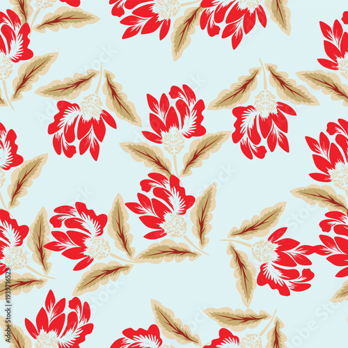 seamless pattern with flowers