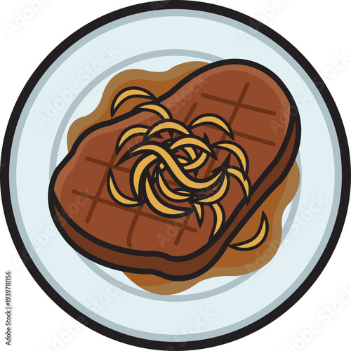 Austrian Zwiebelrostbraten with Caramelized Onions