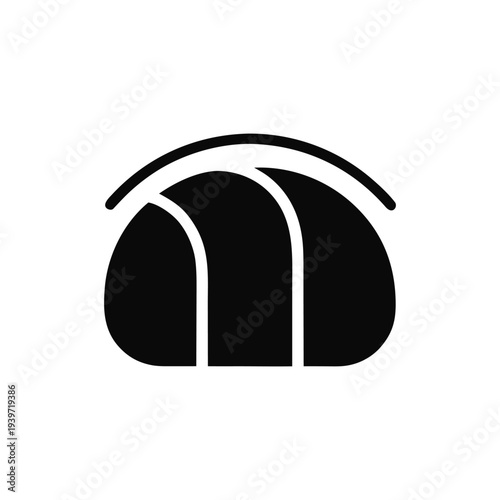 Black Sushi or Onigiri Icon