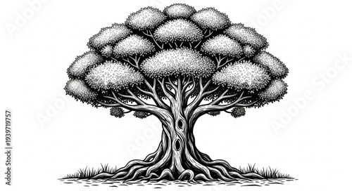 vector illustration of a tree