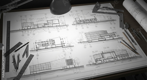 blueprint of the house