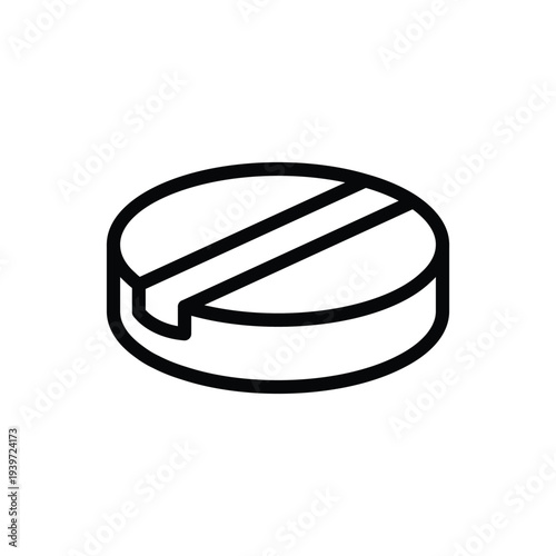tablet outline icon vector design good for web or mobile app