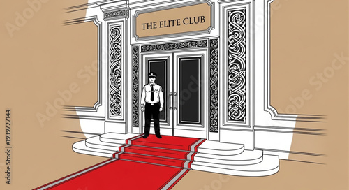 business man walking in a doorway