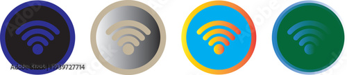 Internet Connection Icon set. network connection problem warning. Globe icon with no signal.
