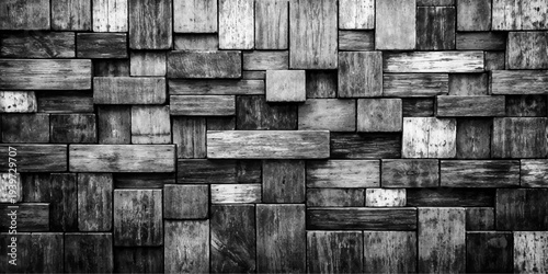 Old wood texture background of a weathered wooden wall featuring a brown timber plank pattern and natural textured surface material for rustic architectural design