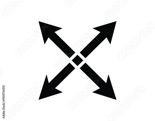 Four arrows pointing in different directions