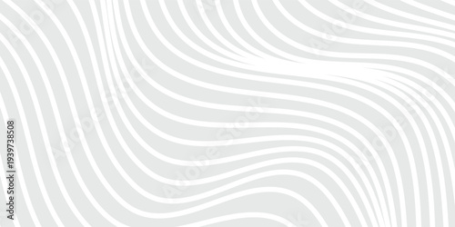 Modern cover design set.  Abstract wavy line pattern (curves) in premium white color. Creative stripe vector collection for business background, brochure.