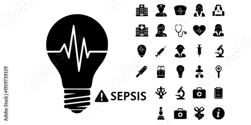 Think Sepsis Awareness Medical Icon