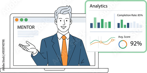 Online mentorship and data analytics a modern approach to learning and guidance