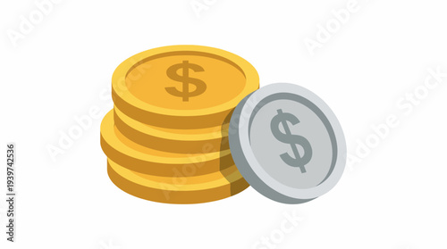 A collection of coins including shining gold and silver coins, symbolizing wealth, investment opportunities, and the importance of saving in a visually appealing manner.