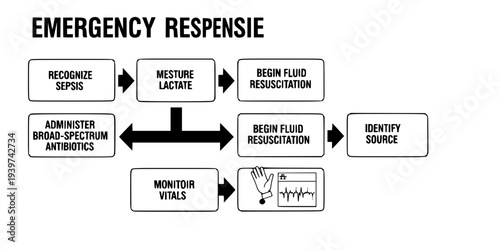 Sepsis Protocol Emergency Alert Icon