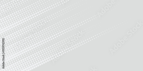 White sports background with tilted halftone dot texture with empty space