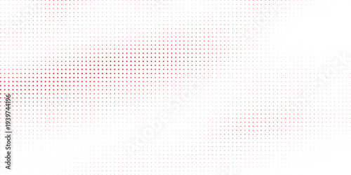 Red Halftone Dot Wave Pattern Background Vector for Advertising Graphics, Social Media Marketing Banners, Creative Branding Designs and Modern Digital Campaign Layouts