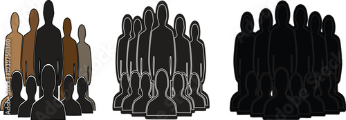 Abstract digital art with intricate white lines on a black background