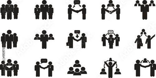 Neon speech bubbles in various colors and shapes