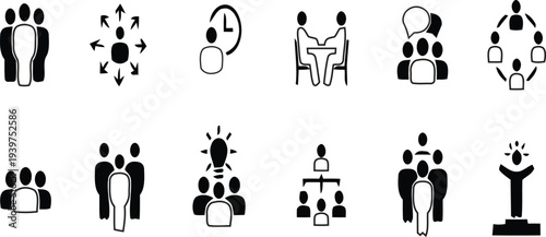 Ancient egyptian hieroglyphic symbols and figures