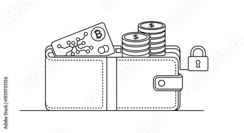 Secure digital finance and cryptocurrency wallet.