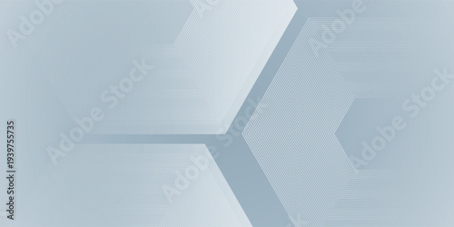 Vector watercolor hexagon line background art
