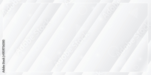 Abstract white background. Silver effect texture. Light gray color texture. Platinum gray pattern. Modern background. Smooth surface gradient print. Bg design for business prints. Vector illustration